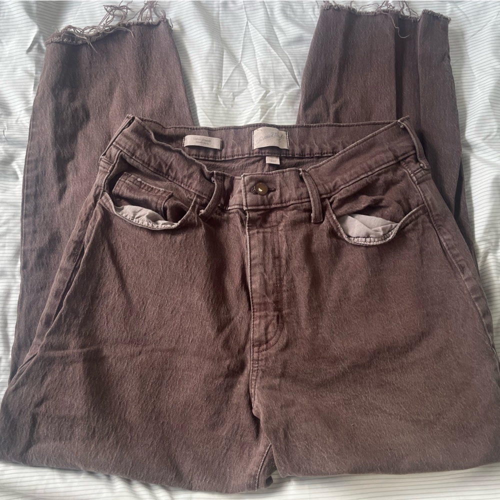 Universal Thread maroon vintage straight leg jeans
